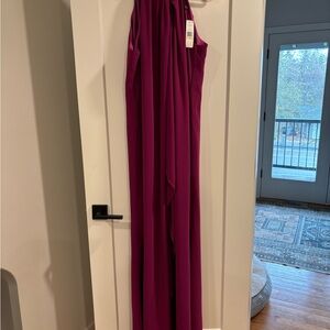 Elegant Purple Maxi Dress